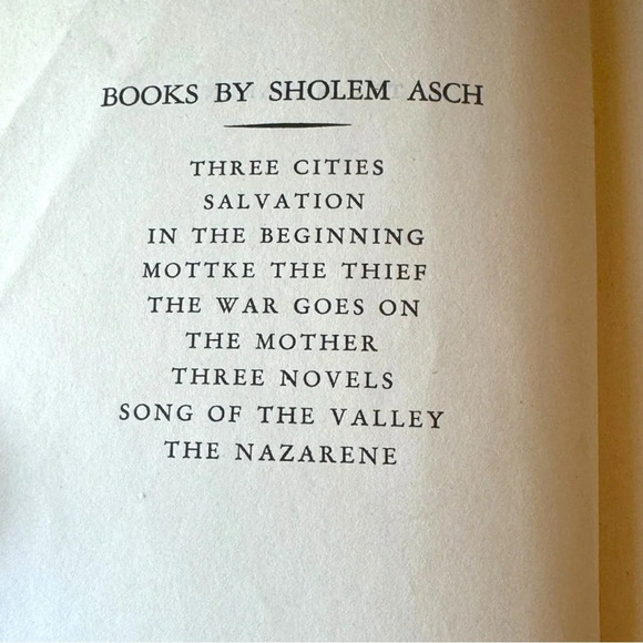 VINTAGE 1939 “The Nazarene” by Sholem Asch - Hardcover - Picture 7 of 12